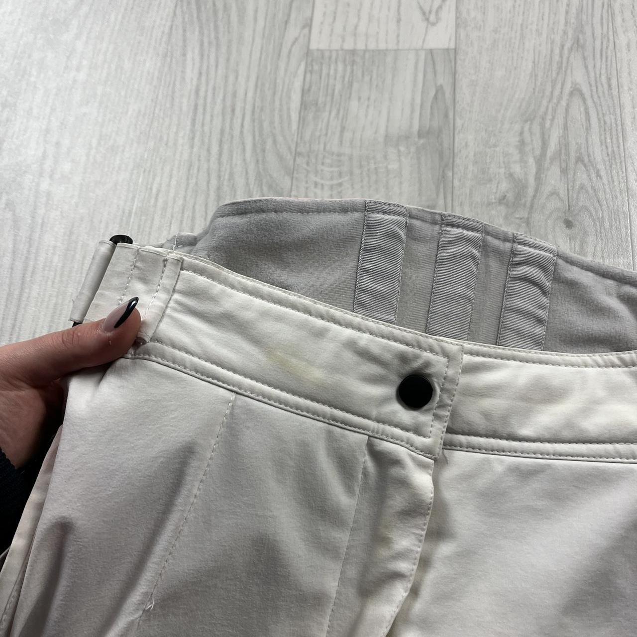 VINTAGE Y2K MAIER BAGGY SKI PANTS SALOPETTES CREAM