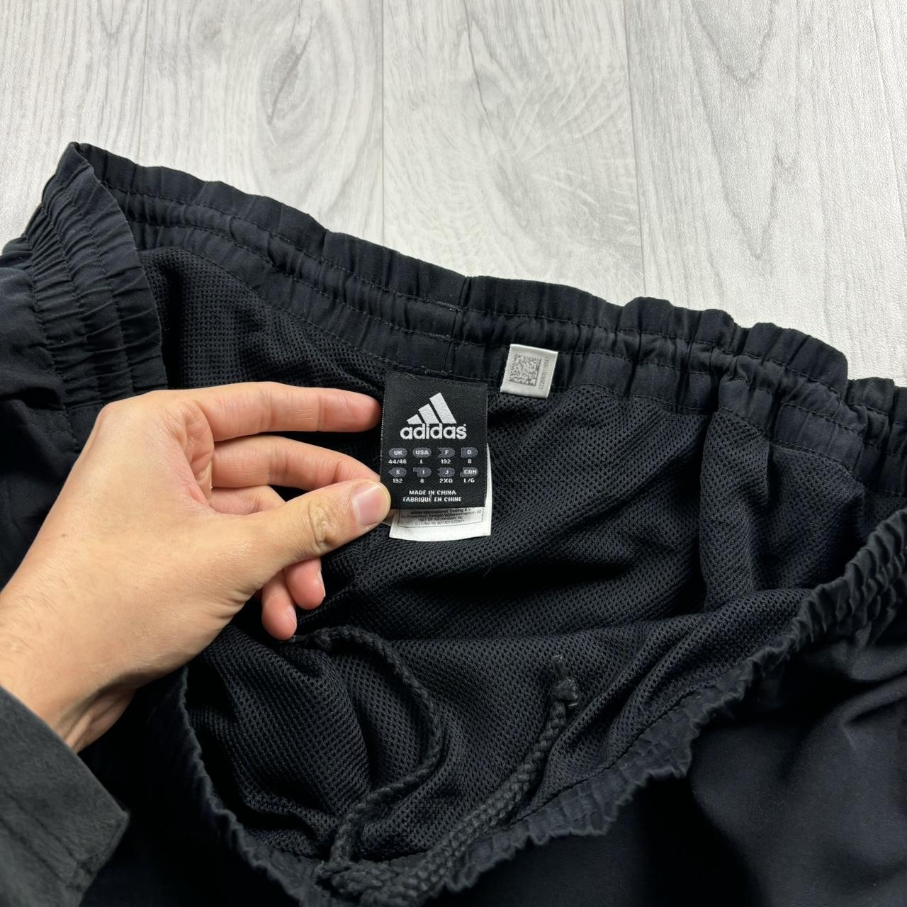 VINTAGE Y2K ADIDAS BAGGY TRACKSUIT BOTTOMS BLACK