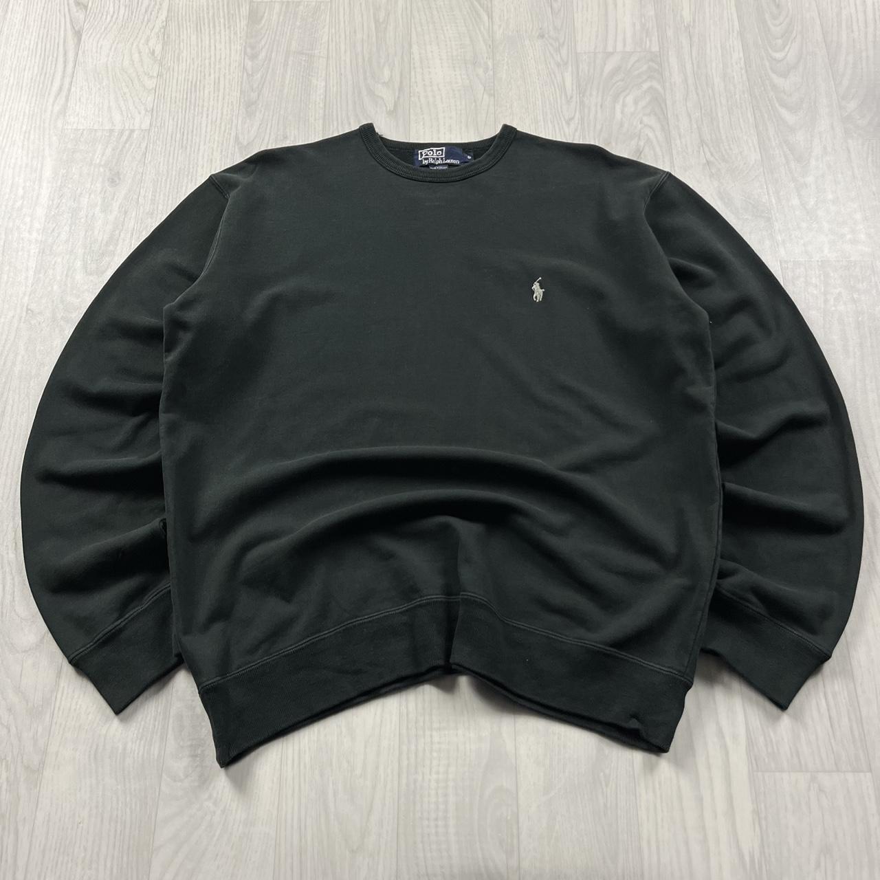 VINTAGE Y2K POLO RALPH LAUREN SWEATSHIRT BLACK
