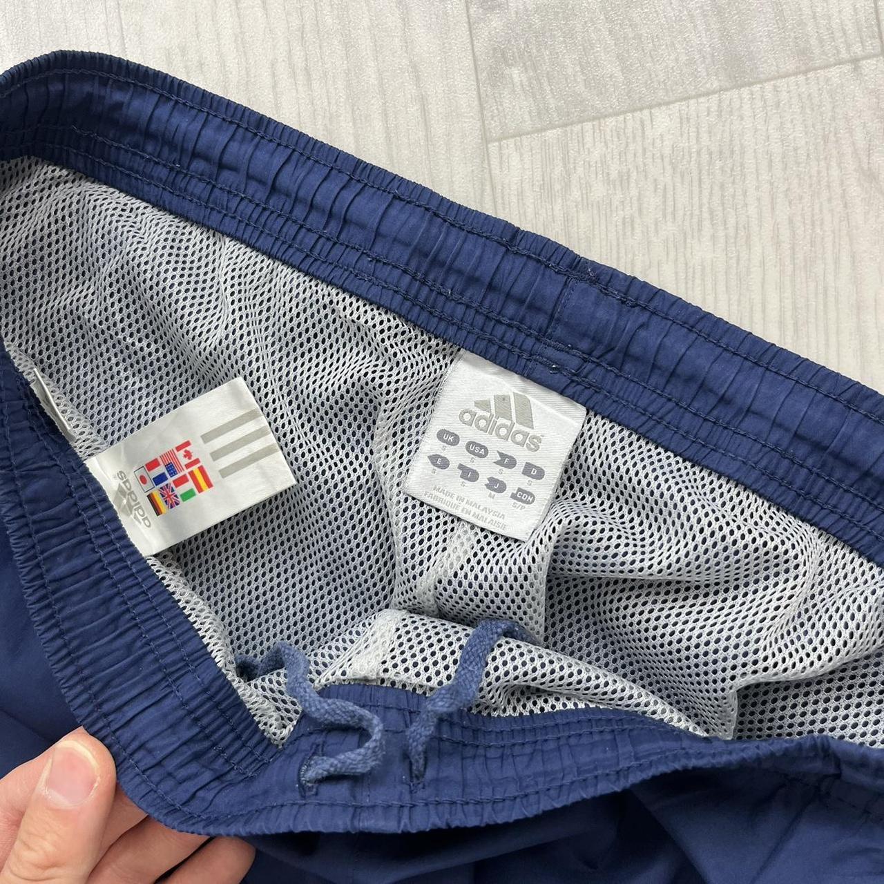 VINTAGE Y2K ADIDAS BAGGY TRACKSUIT BOTTOMS NAVY