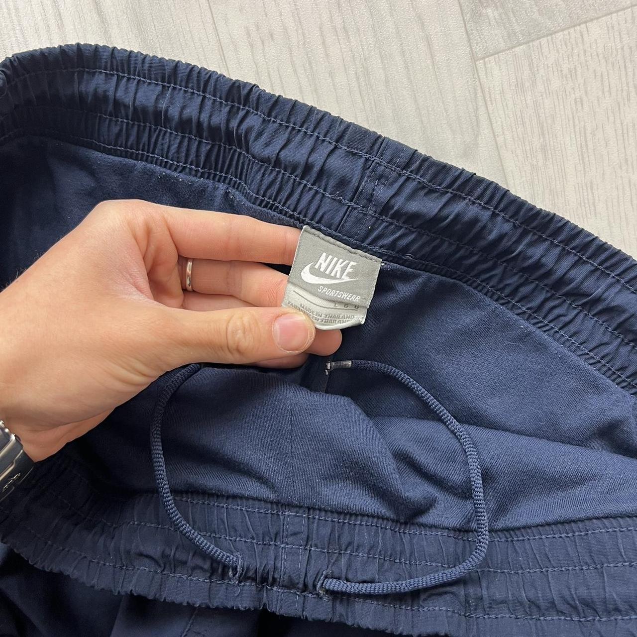 VINTAGE Y2K NIKE BAGGY TRACKSUIT BOTTOMS NAVY