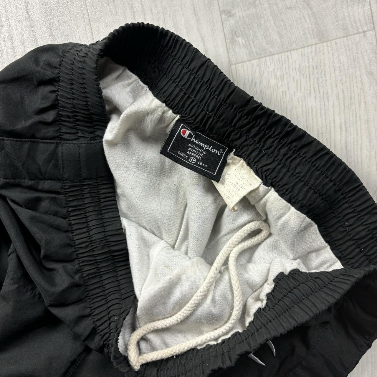 VINTAGE Y2K CHAMPION BAGGY TRACKSUIT BOTTOMS BLACK