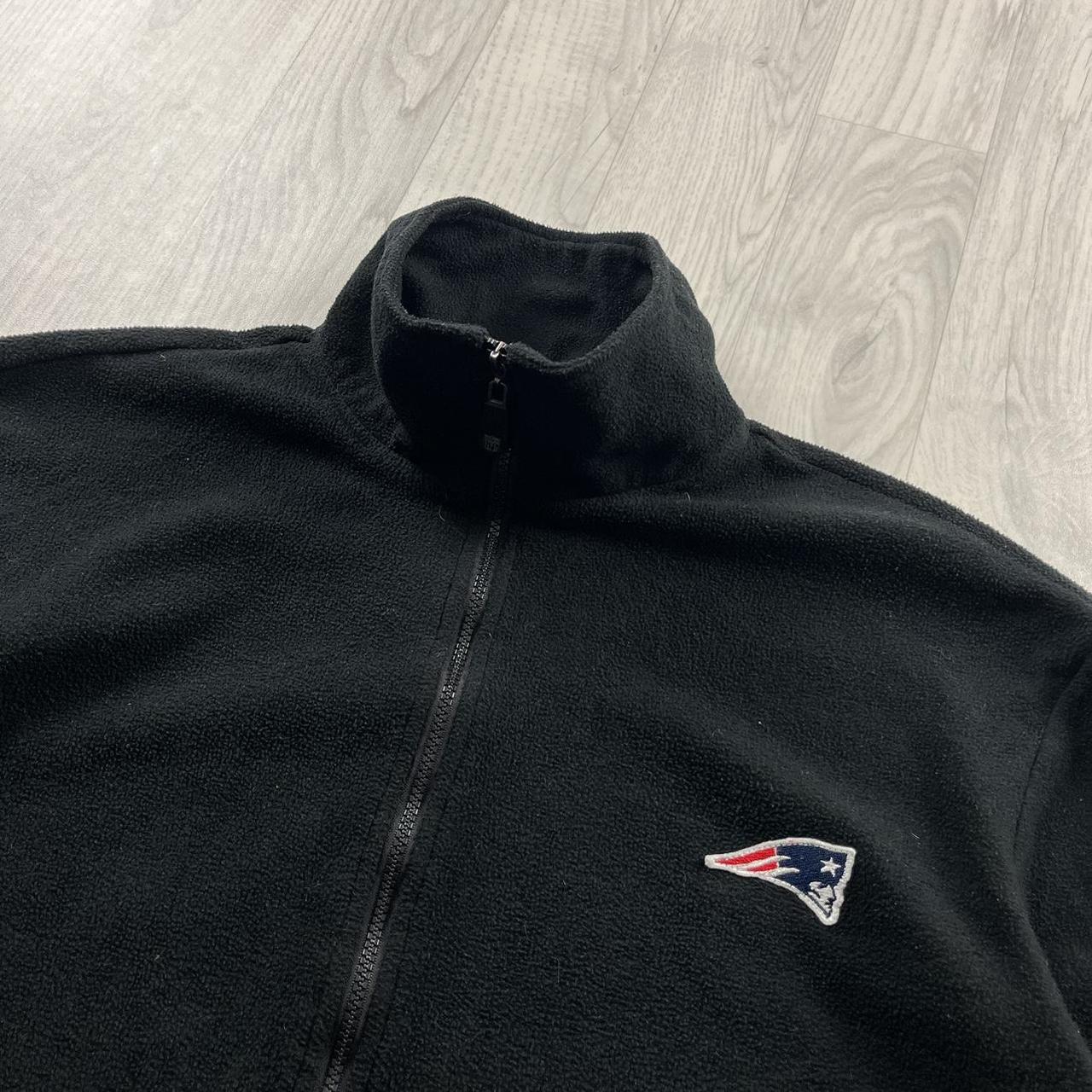 VINTAGE Y2K NFL ZIP UP FLEECE BLACK