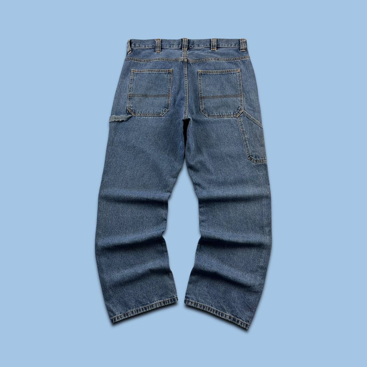 VINTAGE BLUE MOUNTAIN BAGGY CARPENTER JEANS BLUE (38x32) – SWEATSTASH