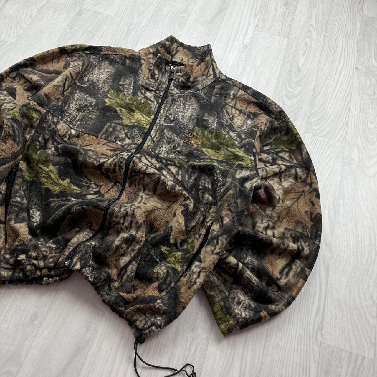 VINTAGE REALTREE ZIP UP TECHNICAL FLEECE JACKET CAMO