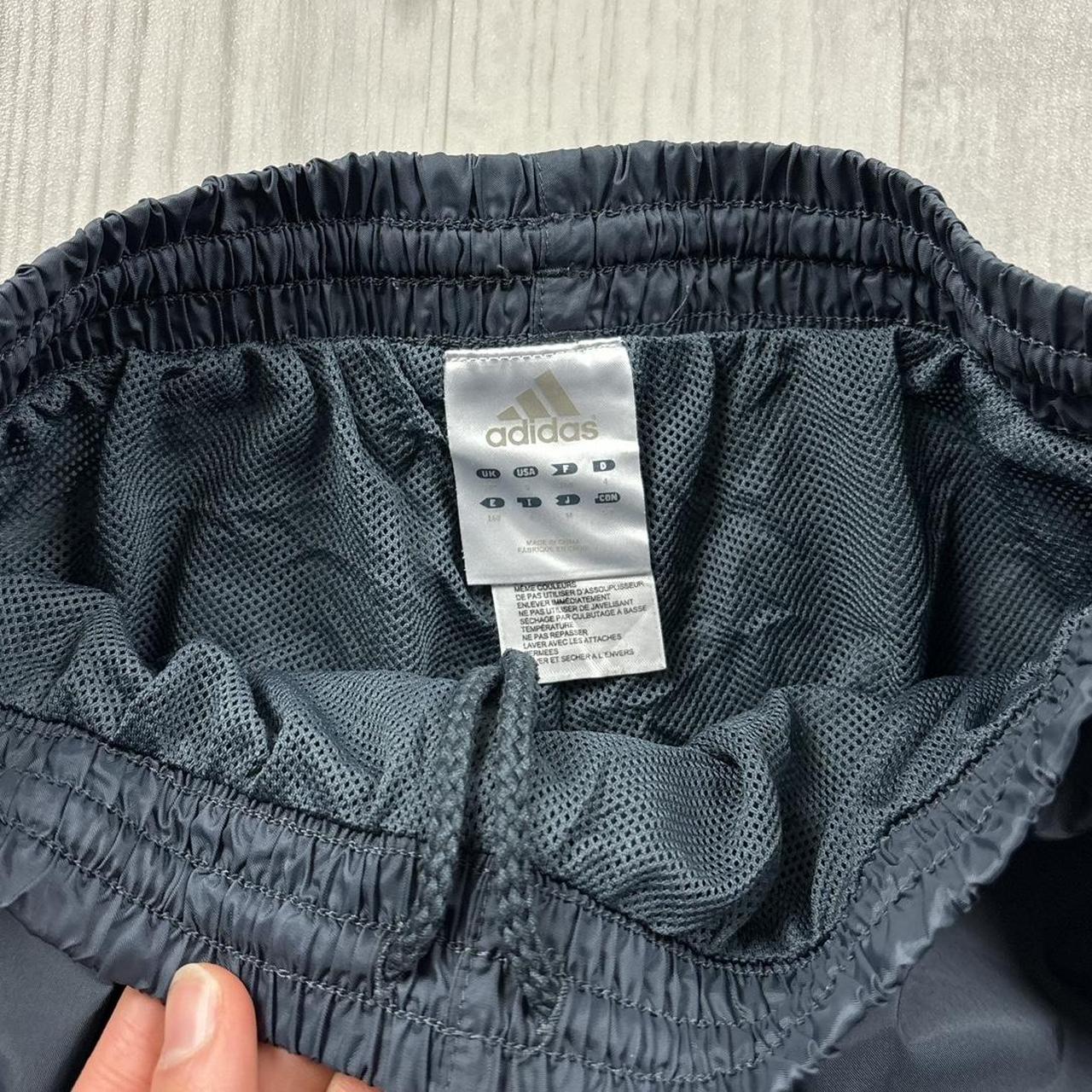 VINTAGE Y2K ADIDAS STRAIGHT LEG TRACKSUIT BOTTOMS GREY