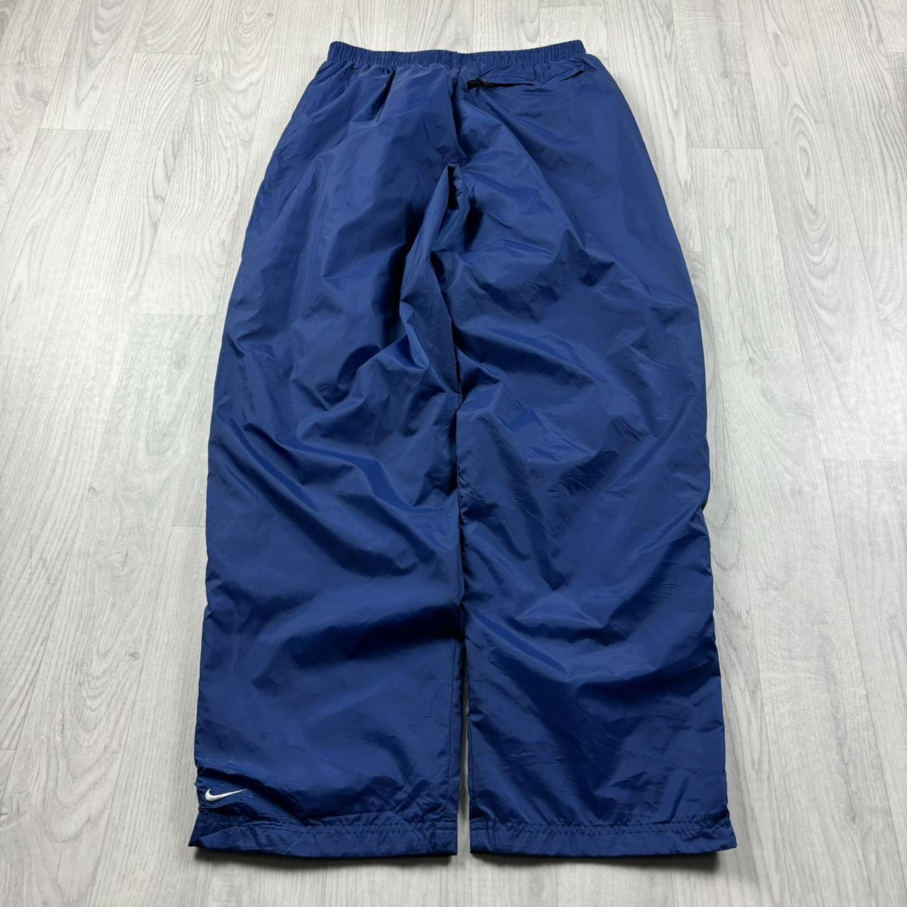 VINTAGE Y2K NIKE BAGGY TRACKSUIT BOTTOMS BLUE