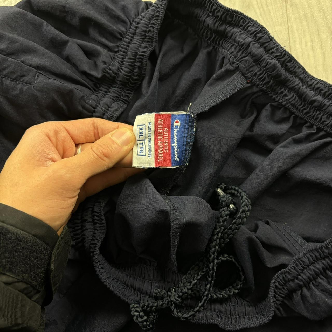 VINTAGE Y2K CHAMPION BAGGY TRACKSUIT BOTTOMS NAVY