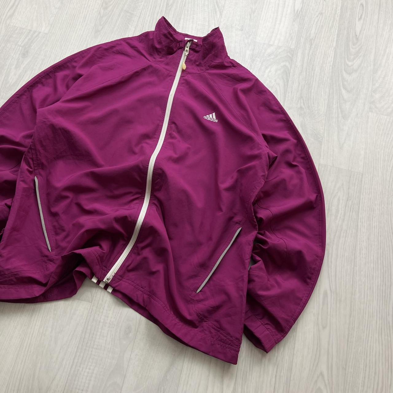 VINTAGE Y2K ADIDAS WINDBREAKER TRACK JACKET PINK