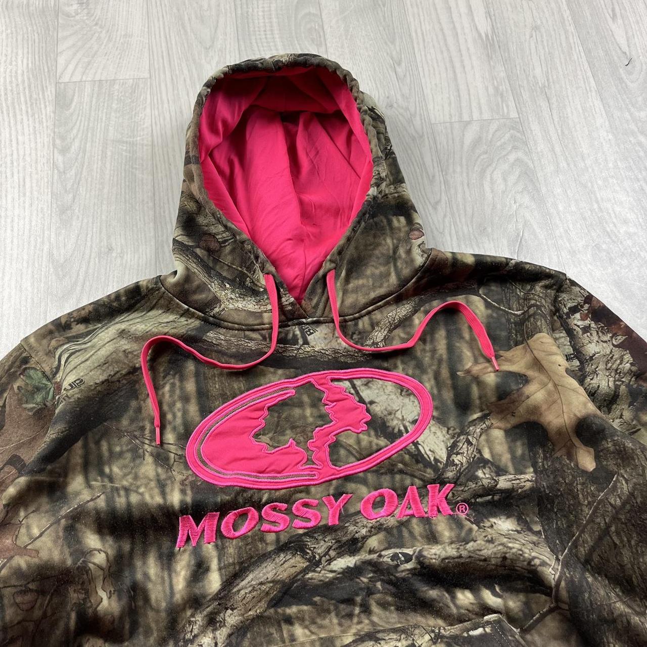 VINTAGE REALTREE MOSSY OAK HOODIE CAMO PINK