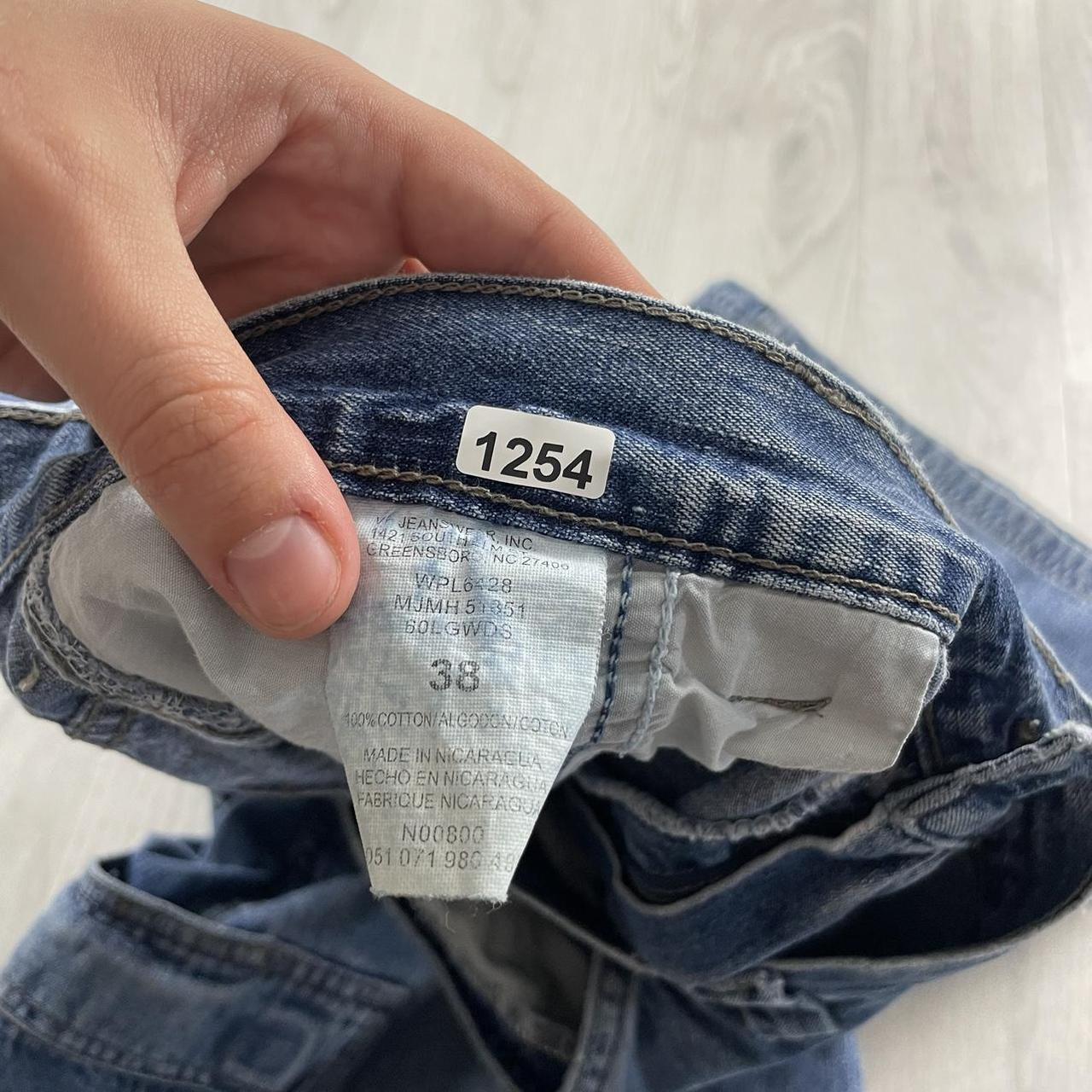 VINTAGE WRANGLER BAGGY CARPENTER CARGO JORTS BLUE (36w)