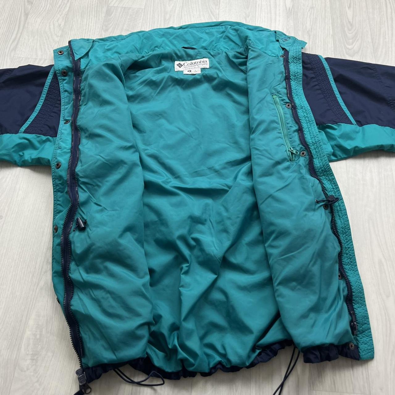 VINTAGE 00s COLUMBIA TECHNICAL HEAVY SKI JACKET NAVY