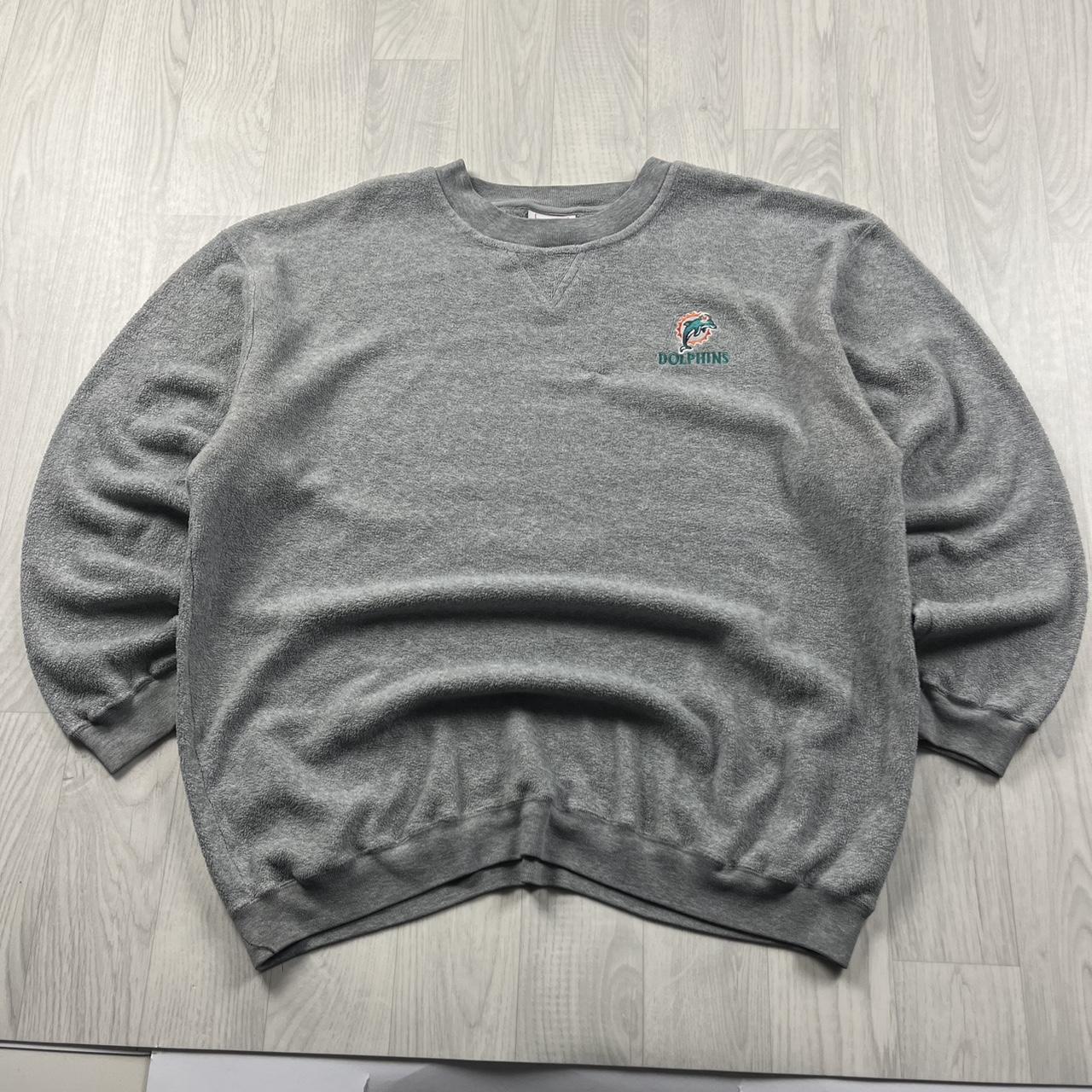 VINTAGE Y2K NFL FLEECE SWEATSHIRT GREY