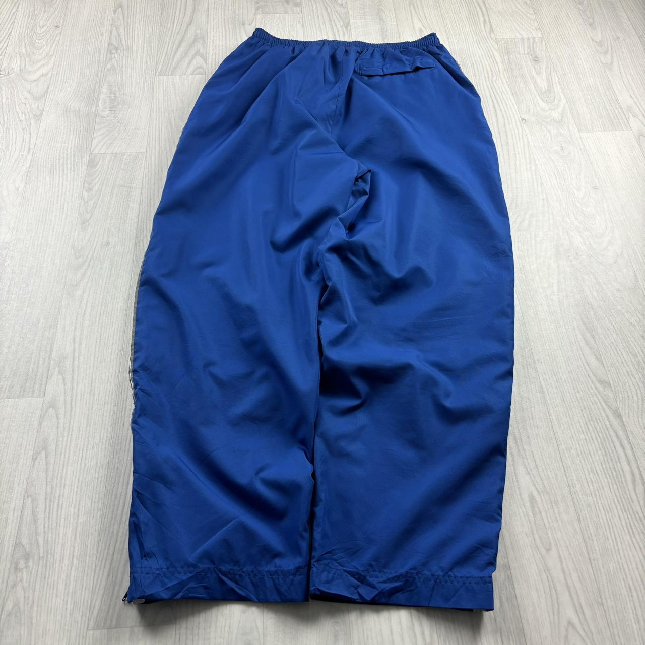 VINTAGE Y2K STARTER BAGGY TRACKSUIT BOTTOMS BLUE