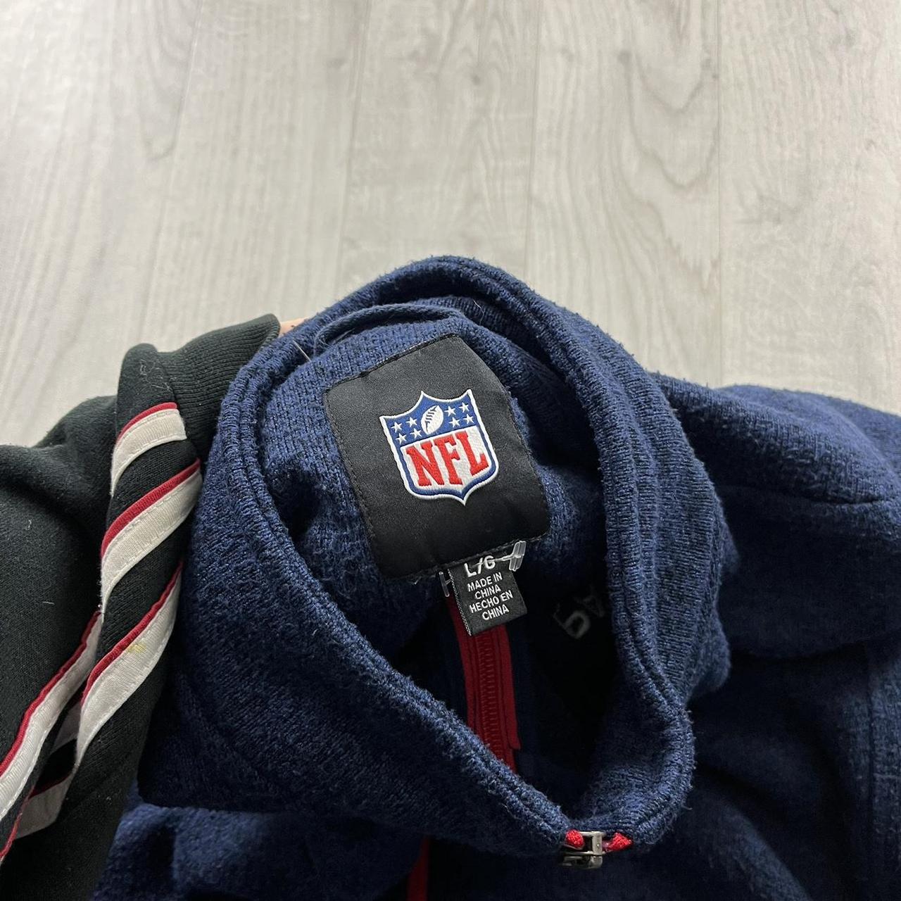 VINTAGE Y2K NFL PATRIOTS ZIP UP FLEECE NAVY