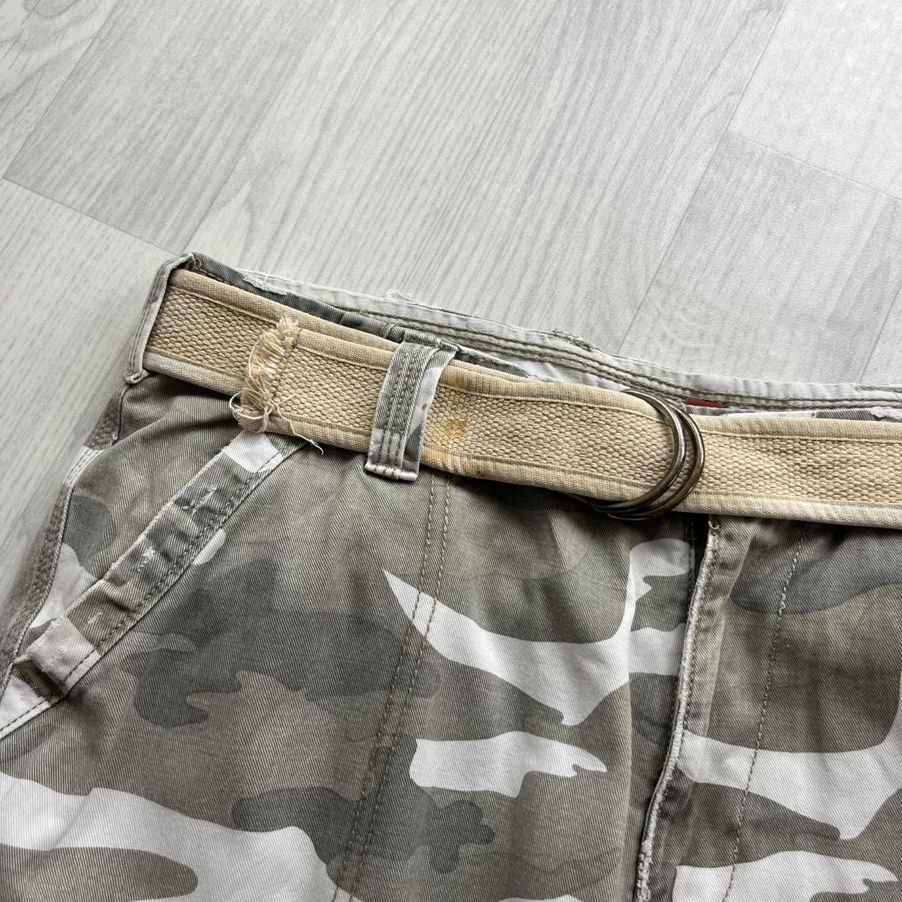 VINTAGE Y2K BAGGY LOOSE CAMO CARGO SHORTS