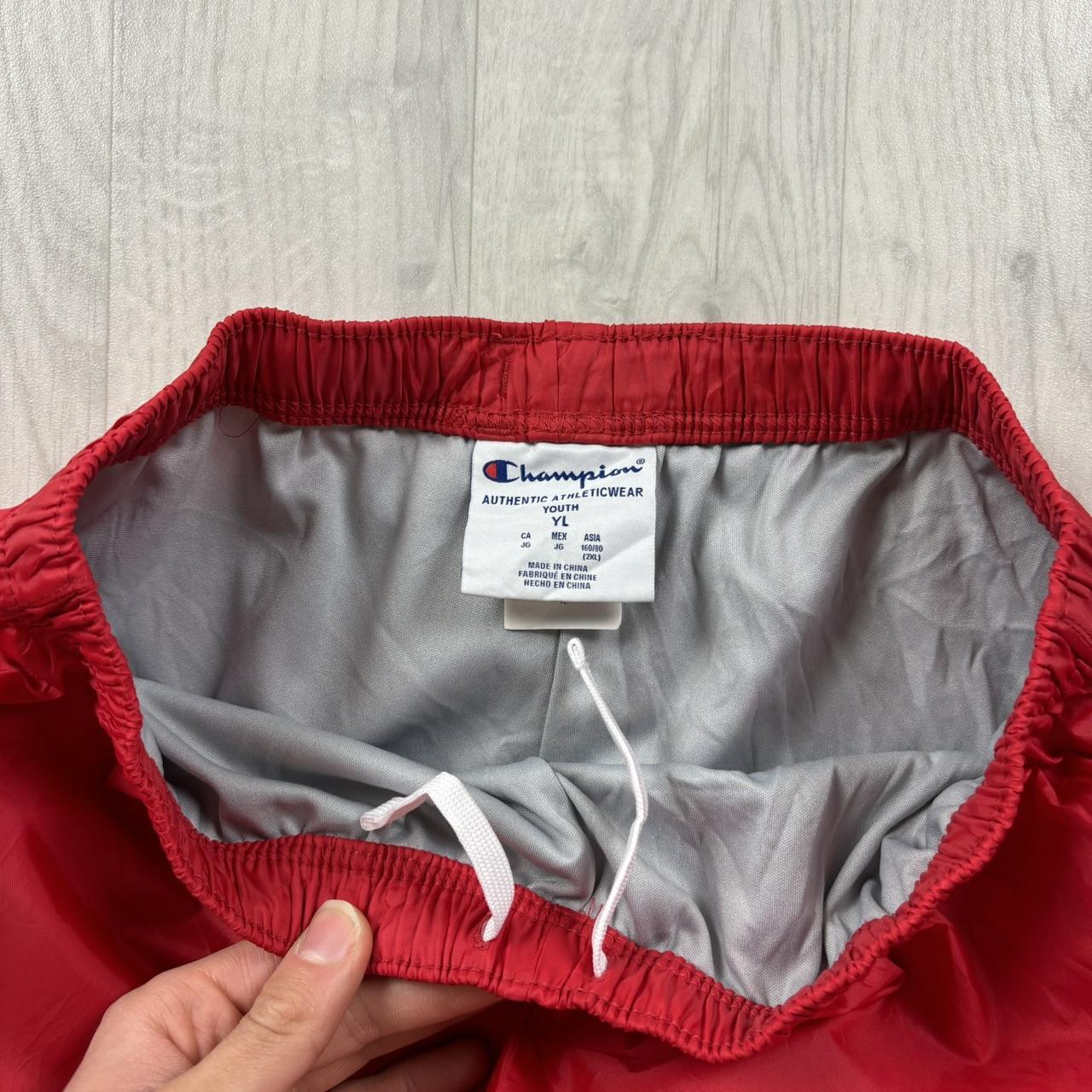 VINTAGE Y2K CHAMPION BAGGY TRACKSUIT BOTTOMS RED