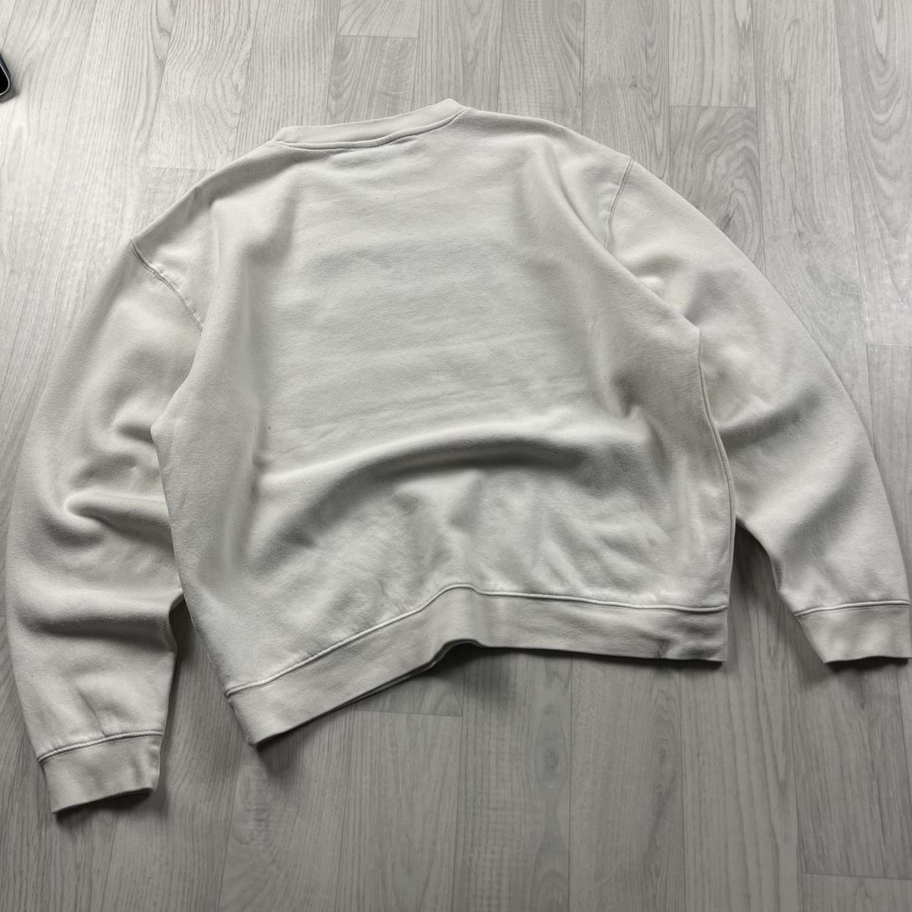 VINTAGE Y2K FILA SPELL OUT SWEATSHIRT WHITE