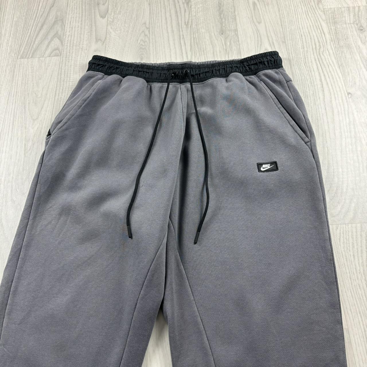 VINTAGE NIKE STRAIGHT LEG COTTON SWEATPANTS GREY