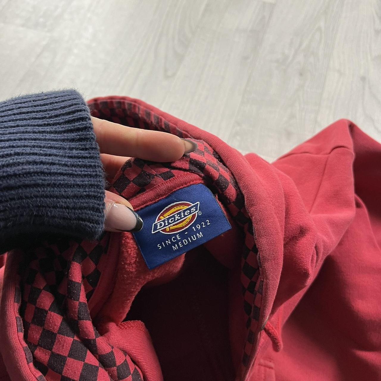VINTAGE Y2K DICKIES ZIP HOODIE RED
