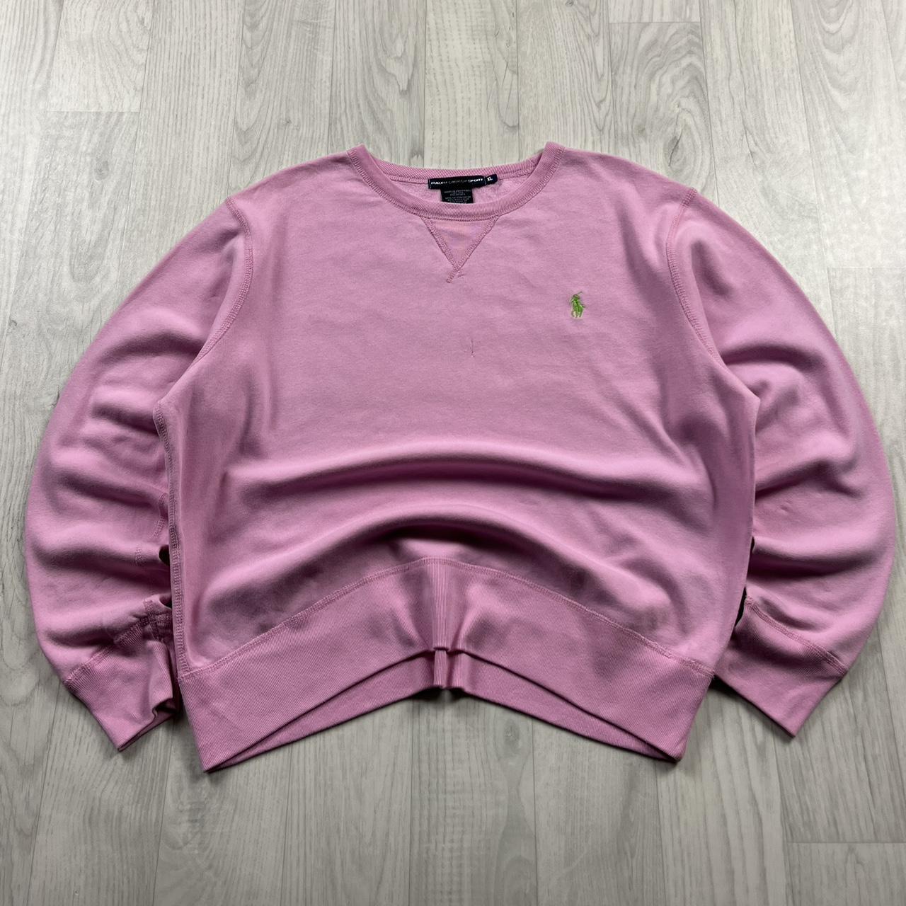 VINTAGE Y2K RALPH LAUREN LIGHTWEIGHT SWEATSHIRT PINK
