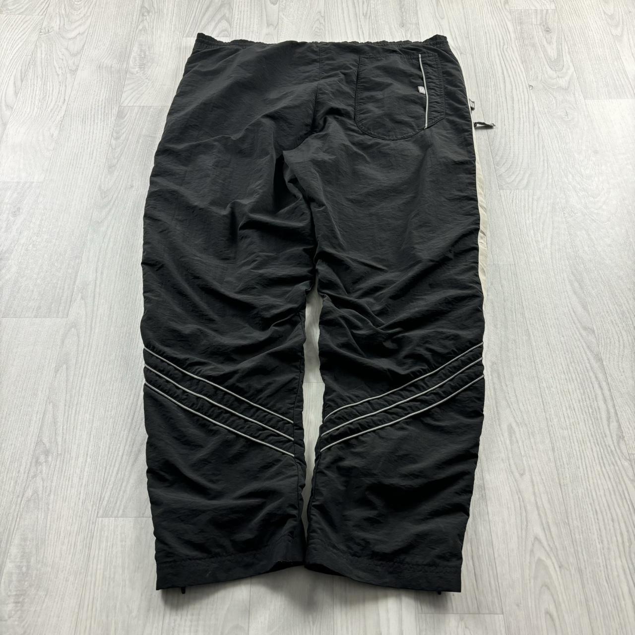 VINTAGE Y2K ADIDAS BAGGY TRACKSUIT BOTTOMS BLACK
