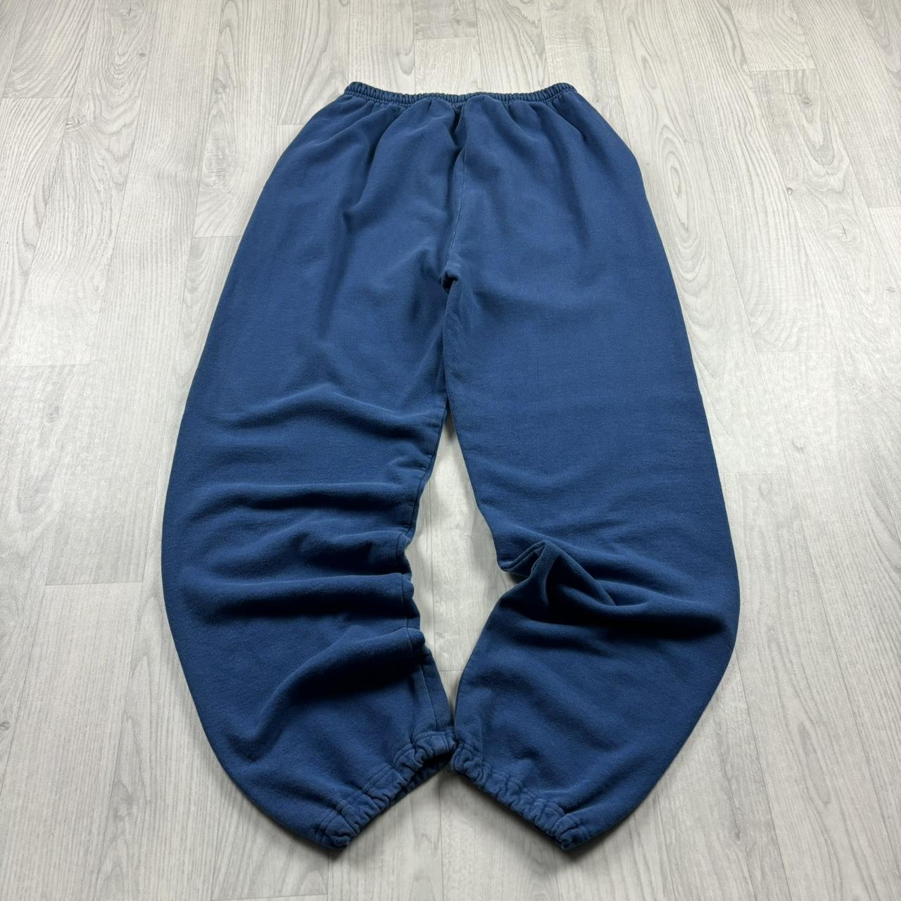 VINTAGE 00s CHAMPION BAGGY COTTON SWEATPANTS BLUE