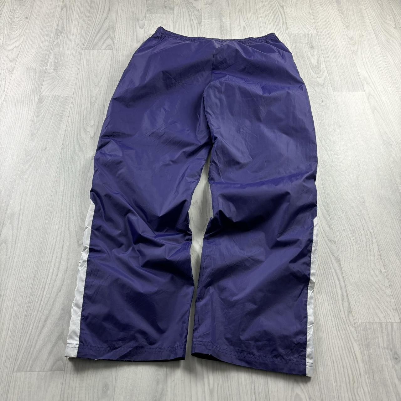 VINTAGE Y2K CHAMPION BAGGY TRACKSUIT BOTTOMS PURPLE