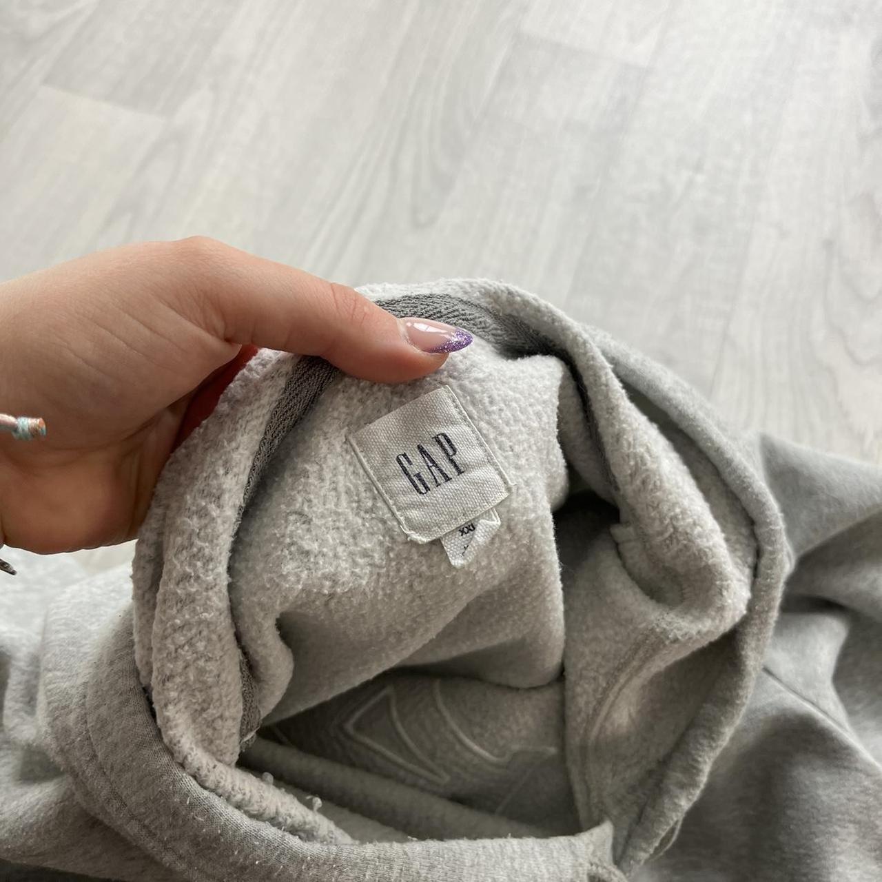 VINTAGE Y2K GAP HOODIE GREY