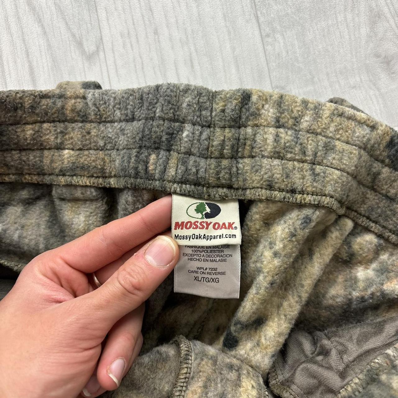 VINTAGE MOSSY OAK REALTREE BAGGY FLEECE CAMO CARGO PANTS