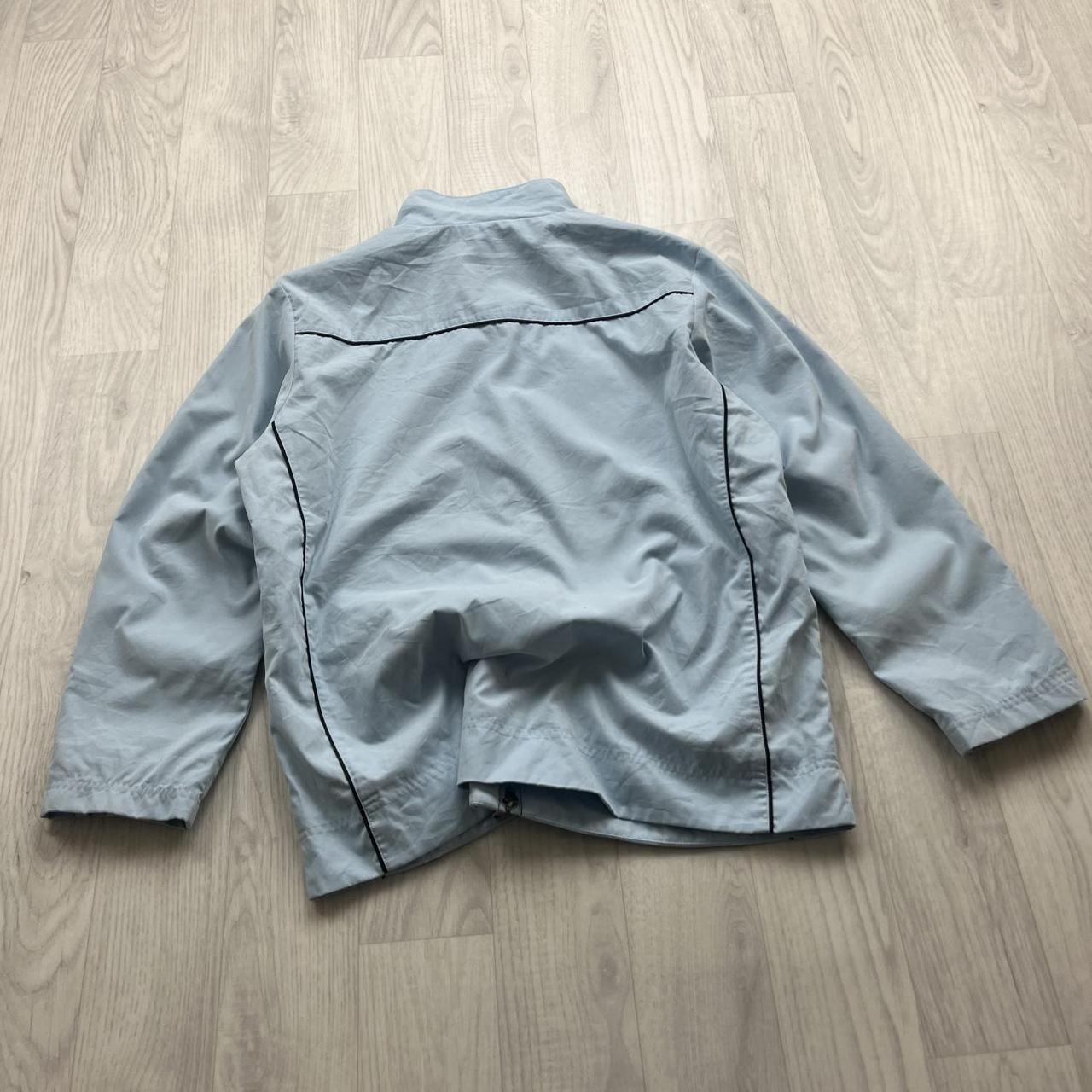 VINTAGE Y2K CHAMPION WINDBREAKER TRACK JACKET BABY BLUE