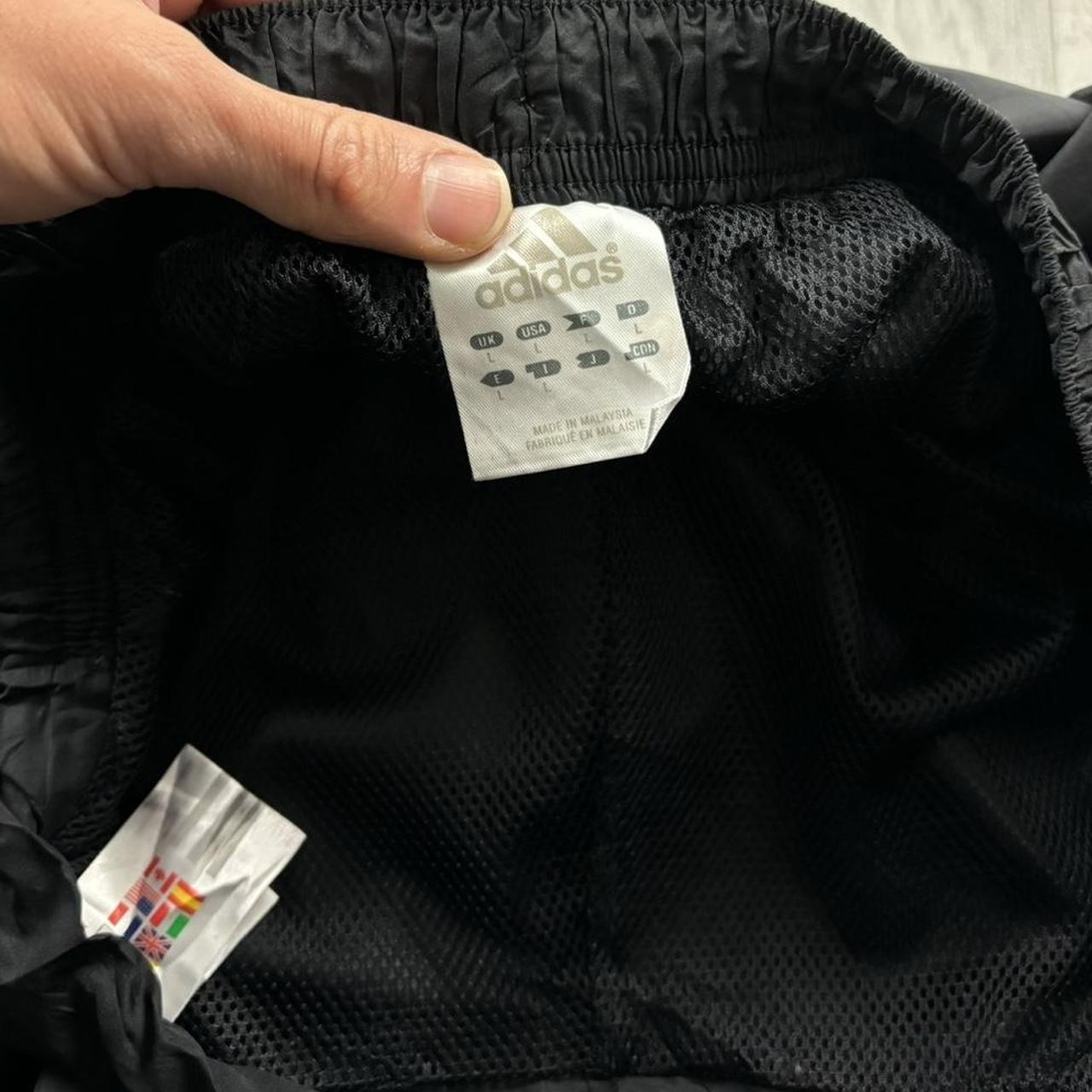 VINTAGE Y2K ADIDAS BAGGY TRACKSUIT BOTTOMS BLACK