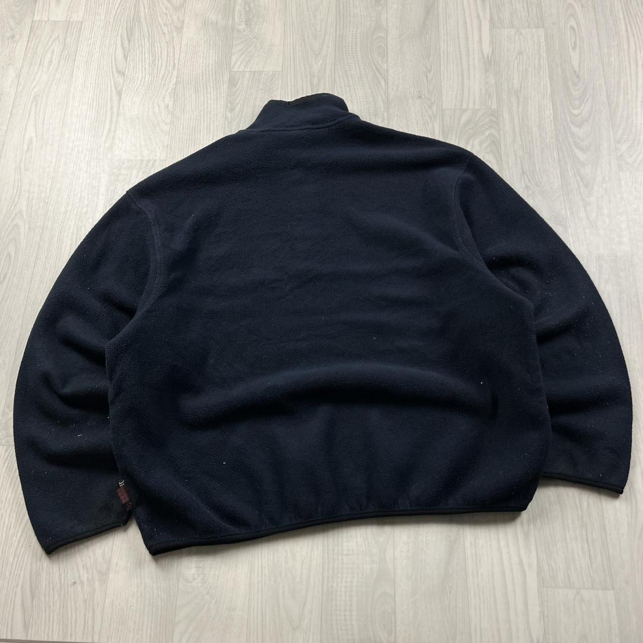 VINTAGE Y2K WOOLRICH SNAP T FLEECE SWEATSHIRT NAVY