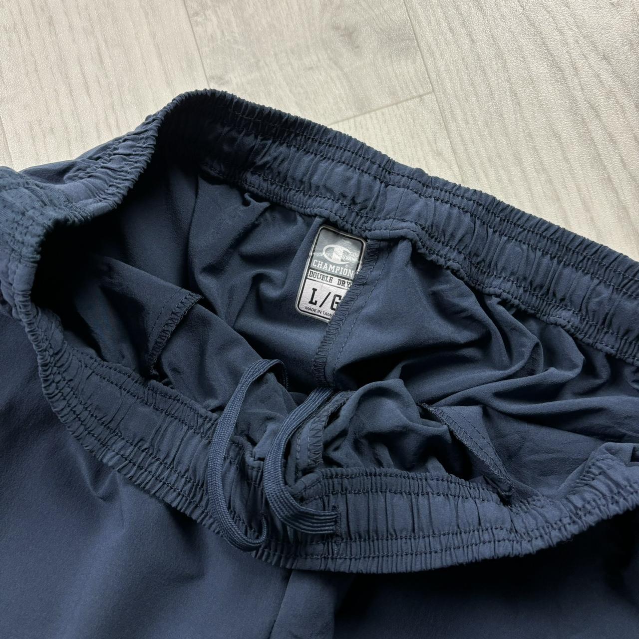 VINTAGE Y2K CHAMPION BAGGY LIGHTWEIGHT TRACKSUIT BOTTOMS NAVY