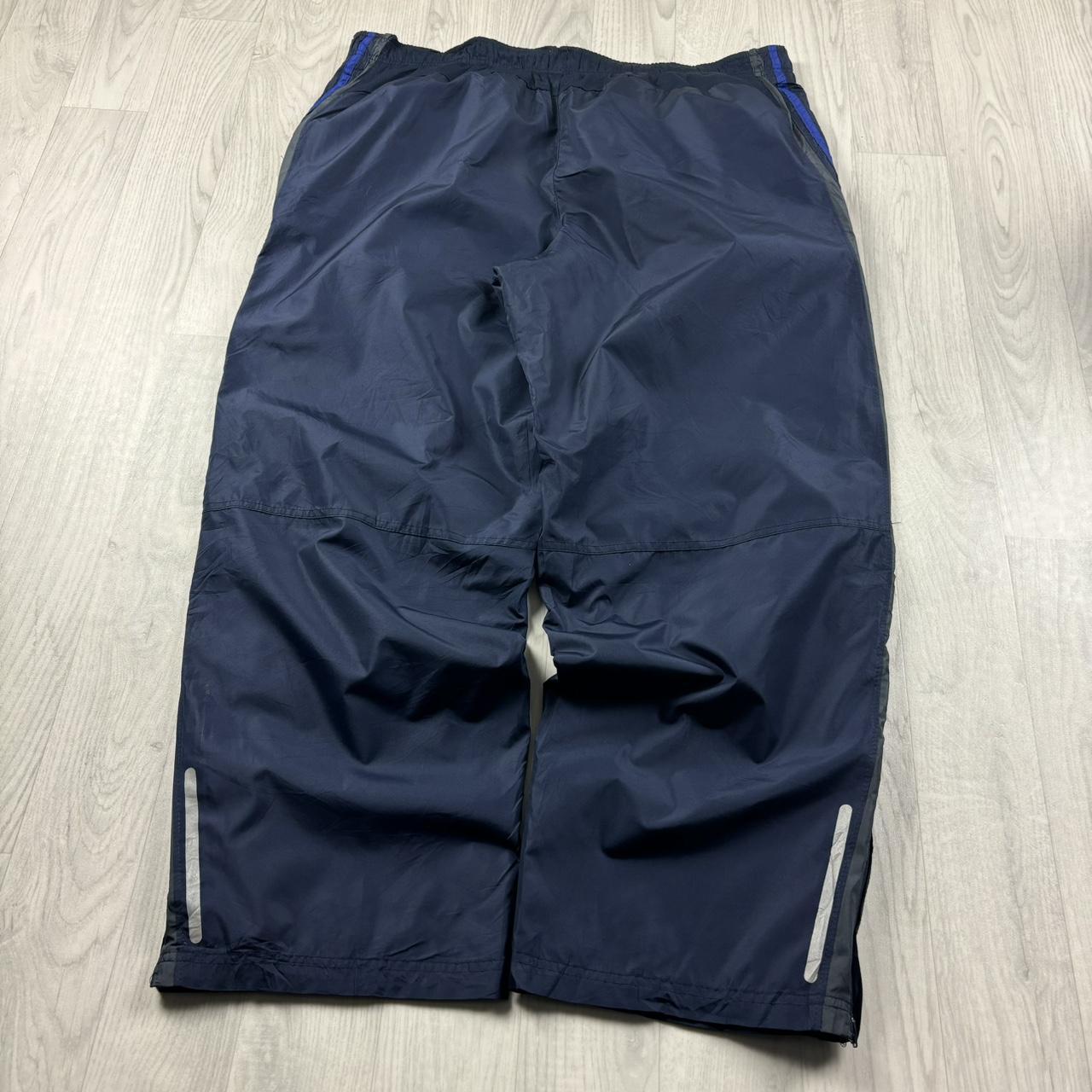 VINTAGE Y2K STARTER WIDE LEG BAGGY TRACKSUIT BOTTOMS NAVY
