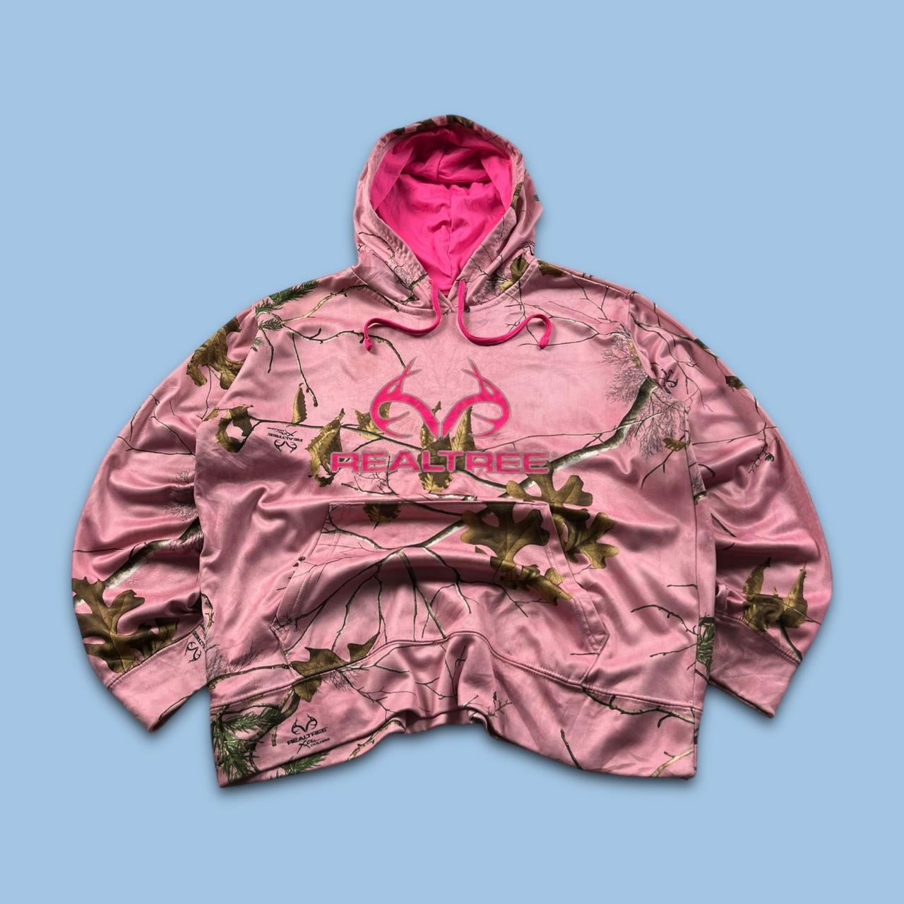VINTAGE REALTREE HOODIE CAMO PINK