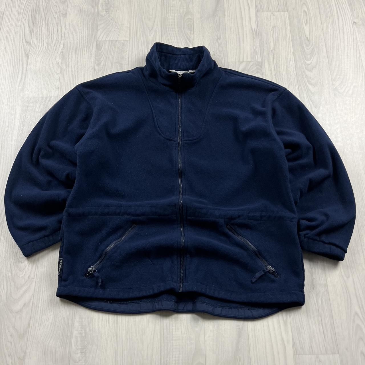 VINTAGE Y2K COLUMBIA ZIP UP TECHNICAL FLEECE NAVY