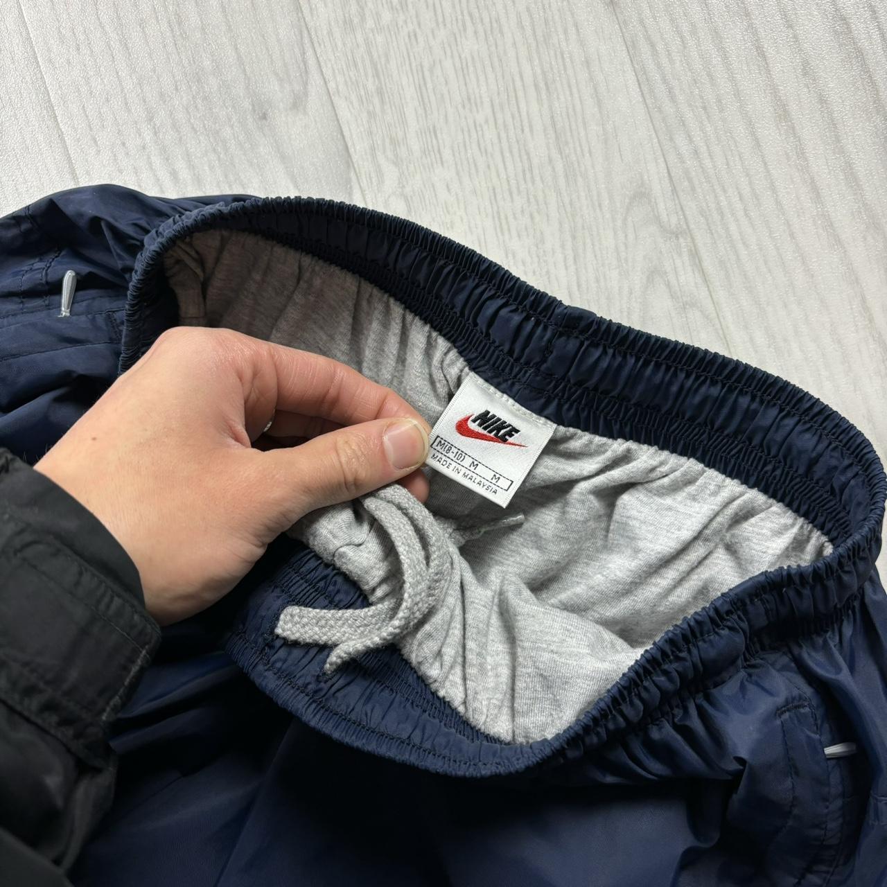 VINTAGE 90s NIKE BAGGY TRACKSUIT BOTTOMS NAVY