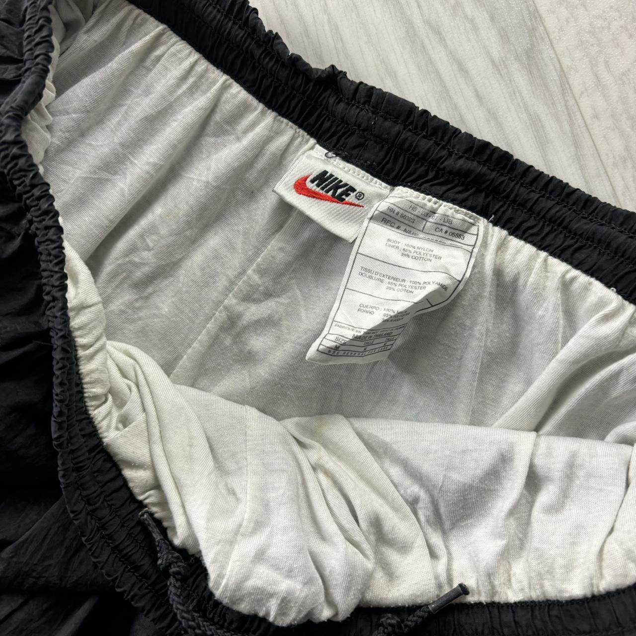 VINTAGE 90s NIKE BAGGY TRACKSUIT BOTTOMS BLACK