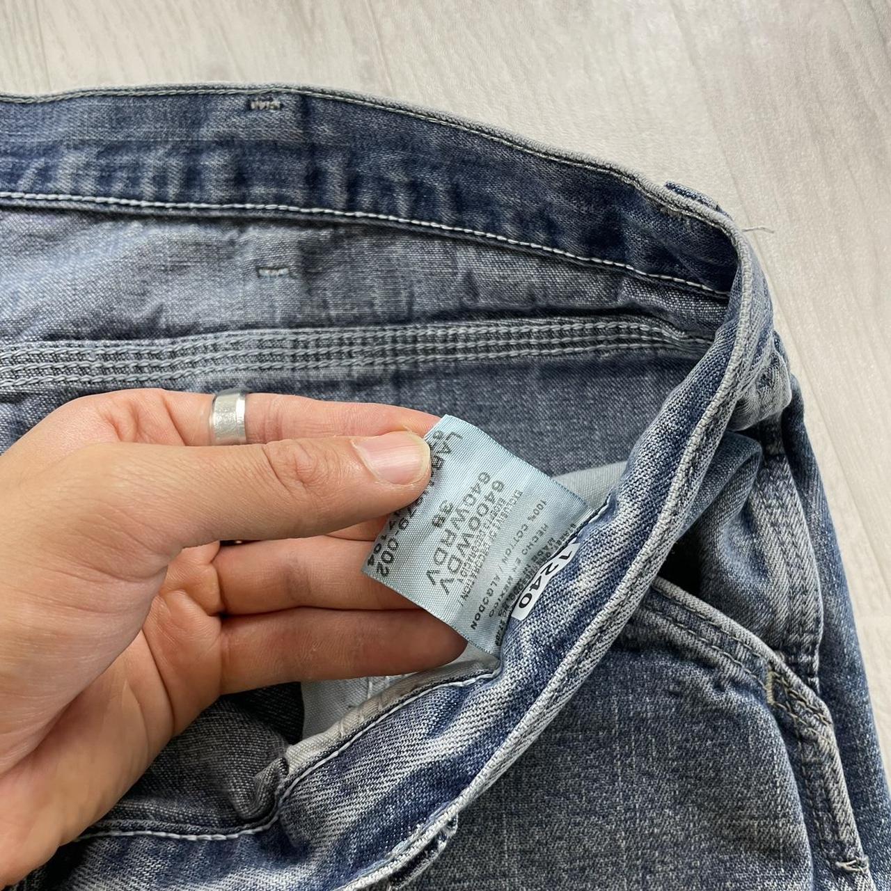 VINTAGE WRANGLER BAGGY CARPENTER JORTS BLUE (38w)