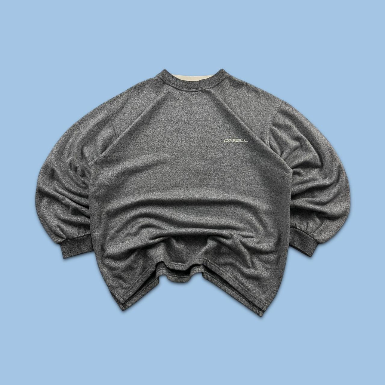 VINTAGE Y2K ONEILL GRAPHIC SWEATSHIRT GREY