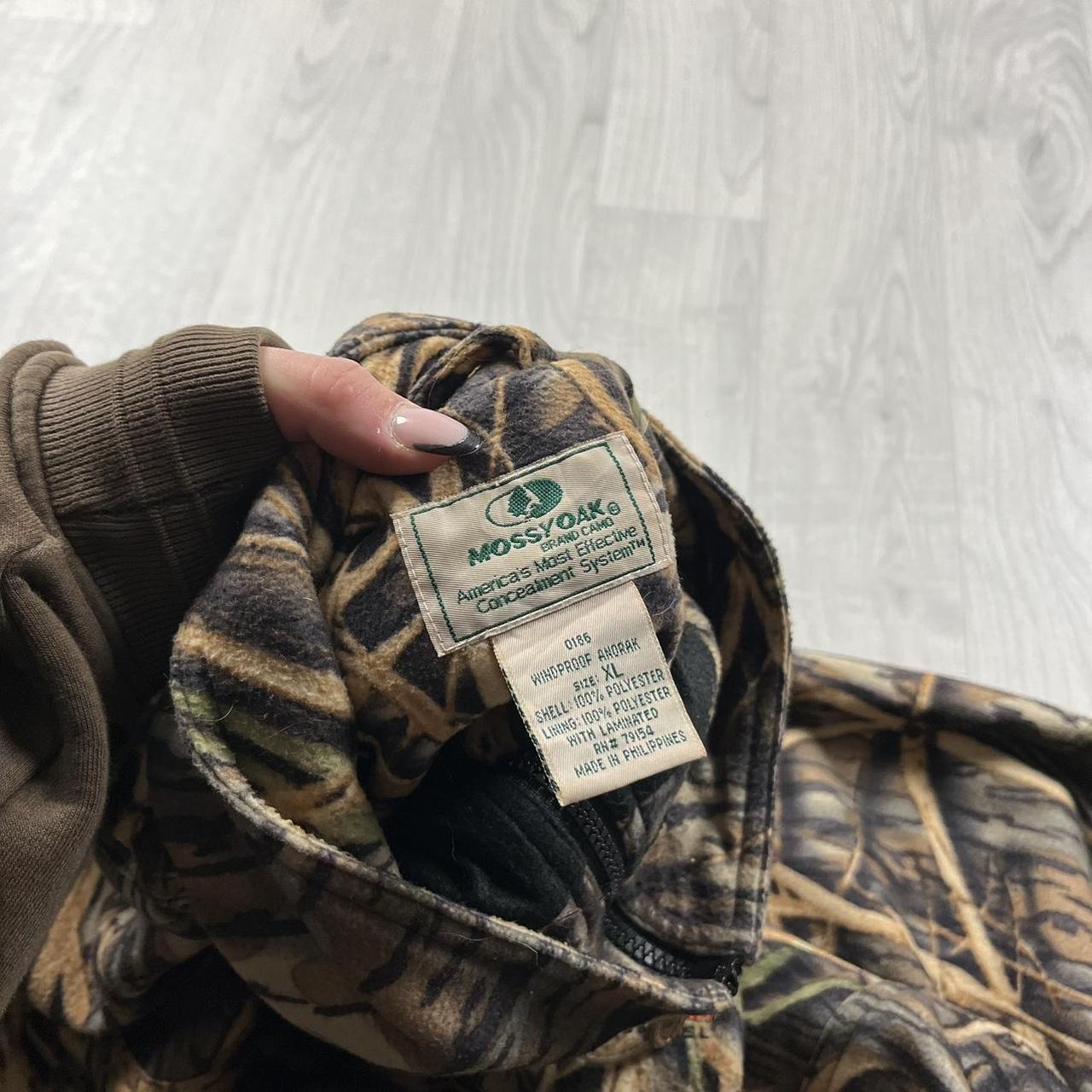 VINTAGE MOSSY OAK REALTREE TECHNICAL ZIP UP FLEECE CAMO
