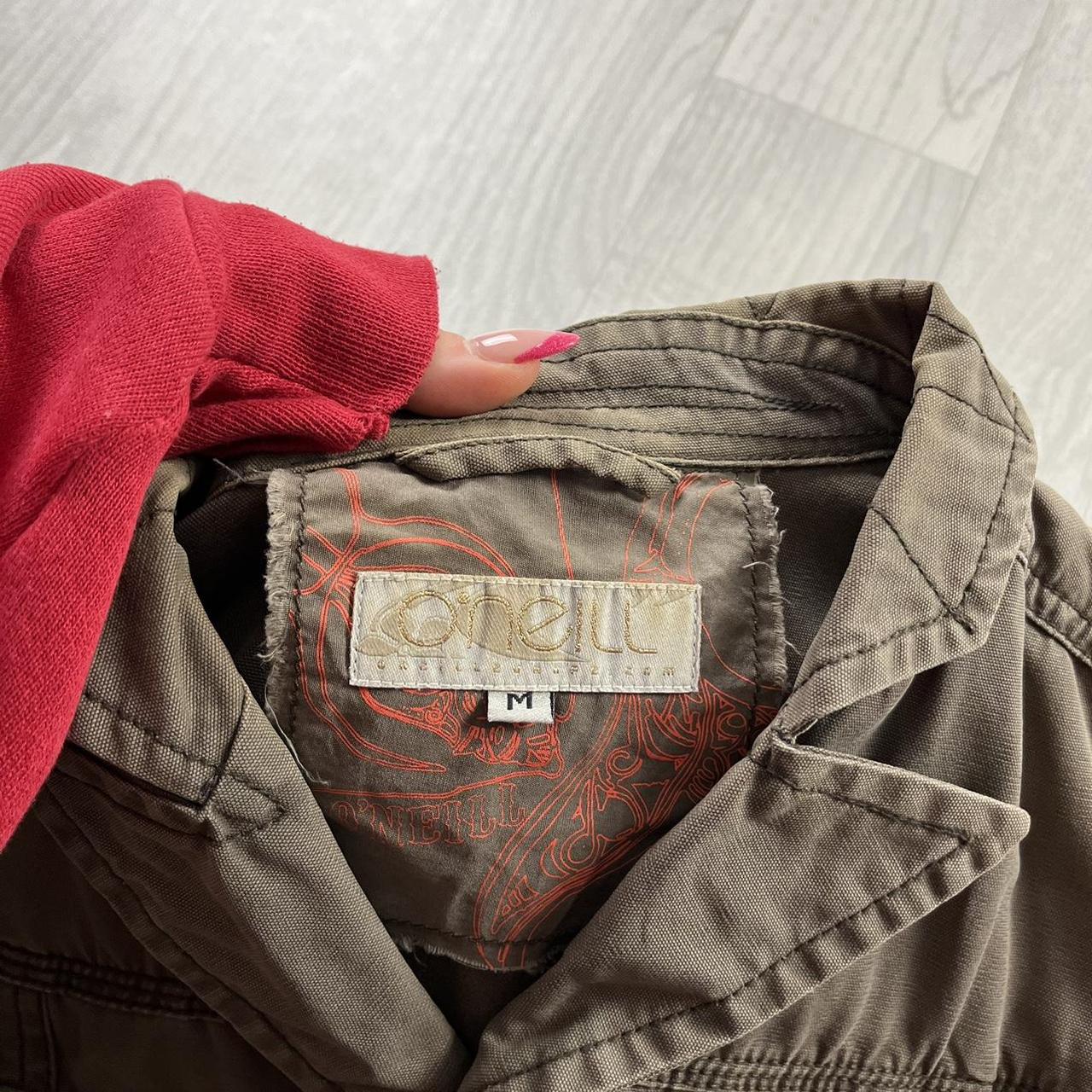 VINTAGE Y2K O’NEILL UTILITY JACKET LIGHT BROWN