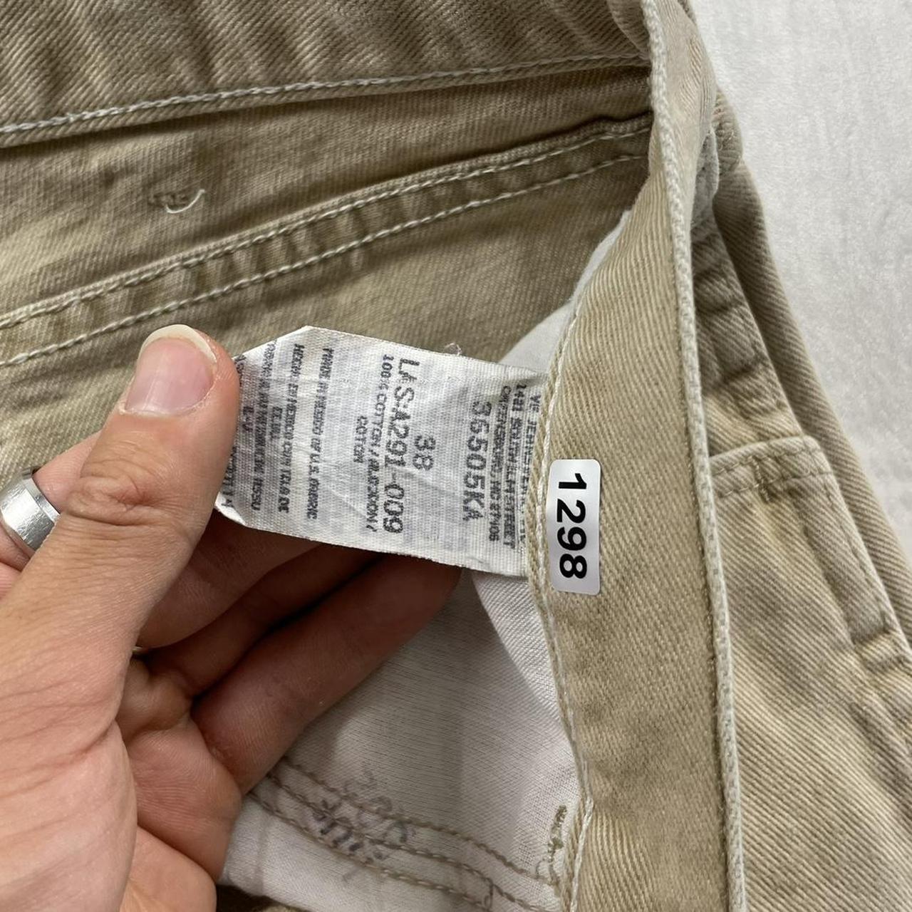 VINTAGE WRANGLER BAGGY LOOSE SKATER JORTS BEIGE (38w)
