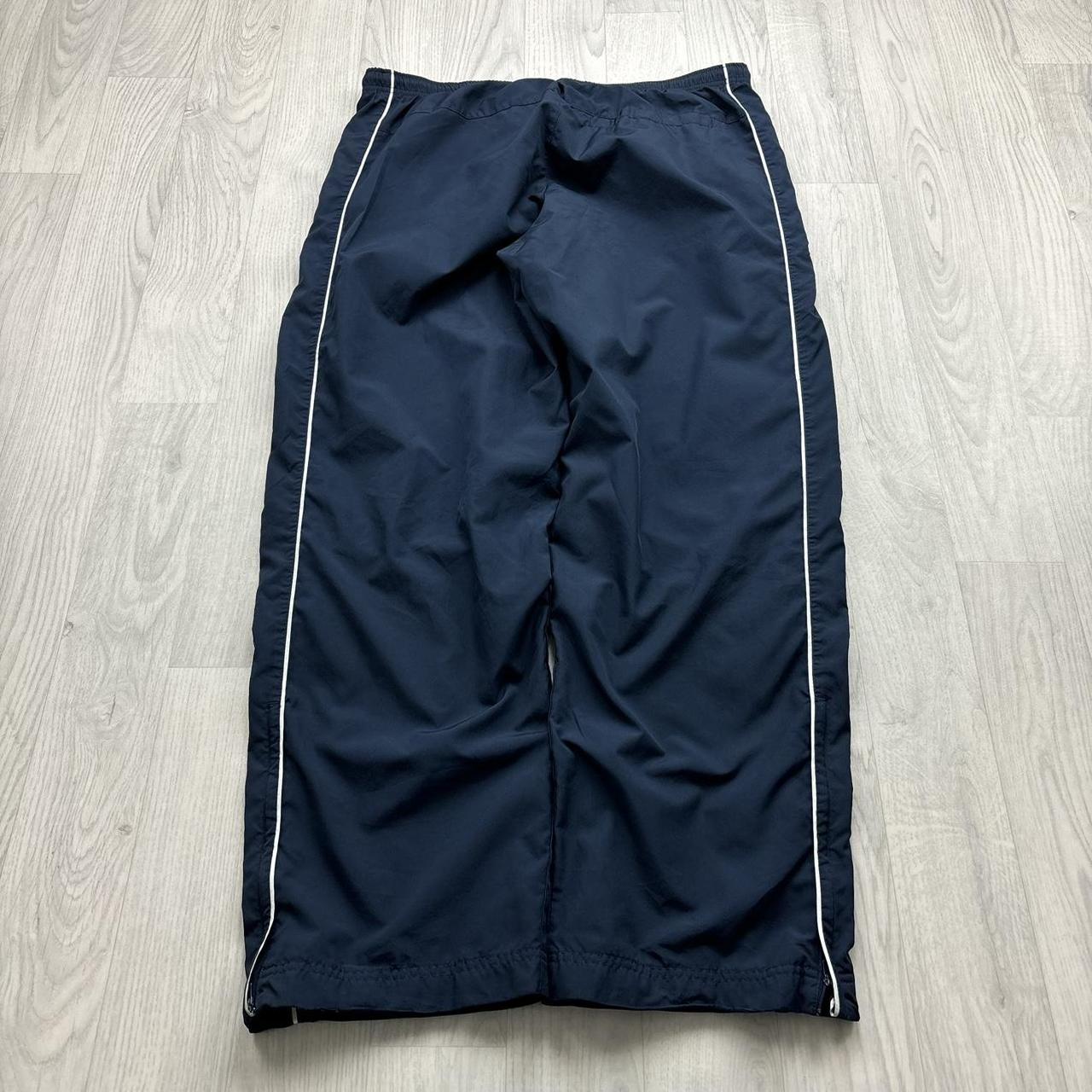 VINTAGE Y2K NIKE BAGGY TRACKSUIT BOTTOMS NAVY