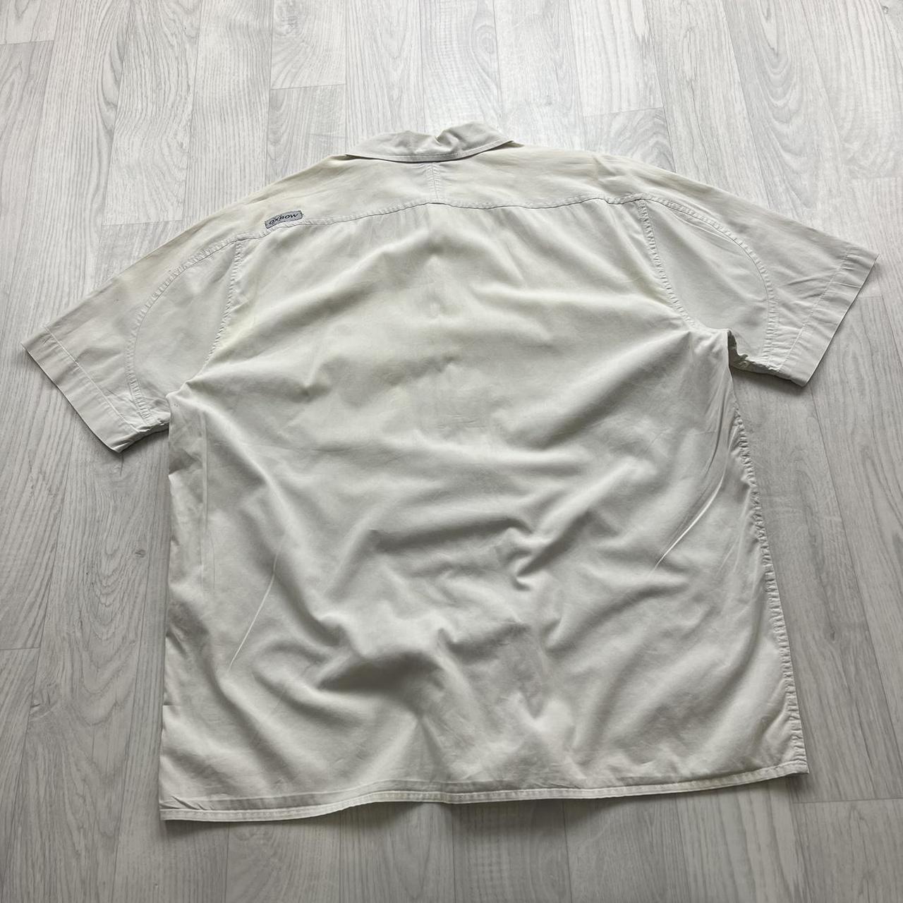 VINTAGE Y2K OXBOW SHORT SLEEVE SHIRT CREAM