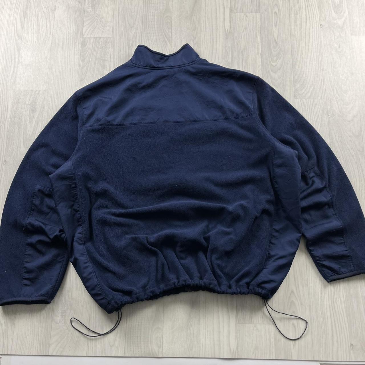 VINTAGE Y2K STARTER ZIP UP FLEECE NAVY