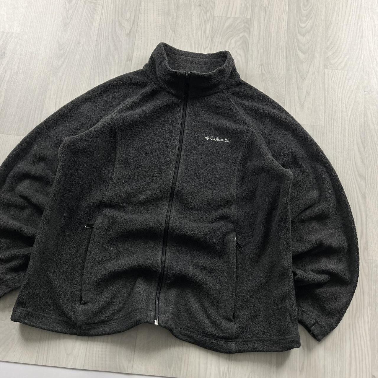 VINTAGE Y2K COLUMBIA ZIP UP FLEECE GREY