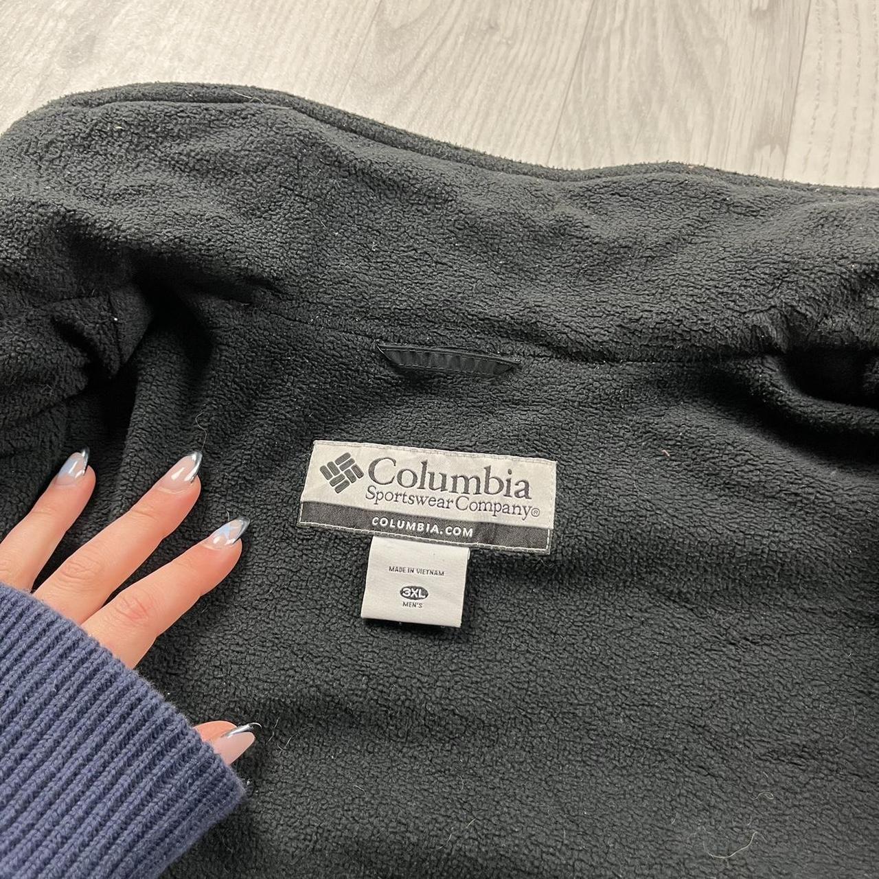 VINTAGE 00s COLUMBIA BOMBER FLEECE JACKET BLACK