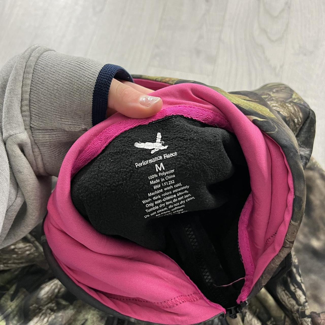 VINTAGE REALTREE ZIP HOODIE CAMO PINK